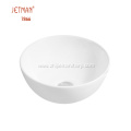 Luxury bathroom art basin Round Ceramic shampoo basin